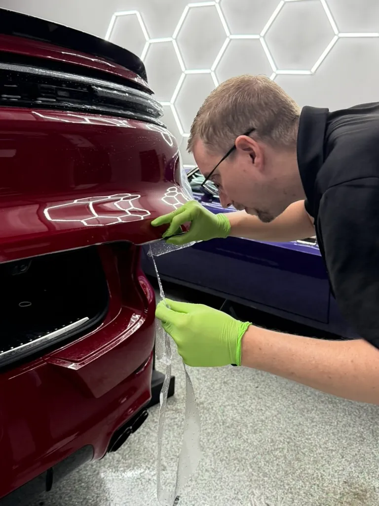 PPF work on the Mercedes-AMG GT